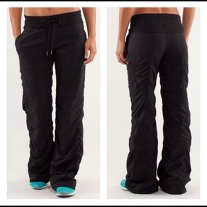 Lululemon Black Studio Dance Pants Lined